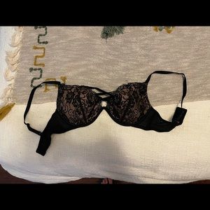 Adore Me bra 34DD black lace